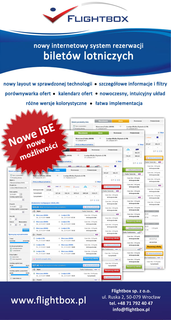 nowe ibe wyszukiwarka biletow lotniczych